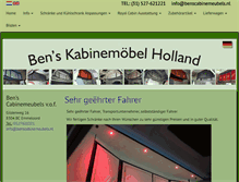 Tablet Screenshot of de.benscabinemeubels.nl
